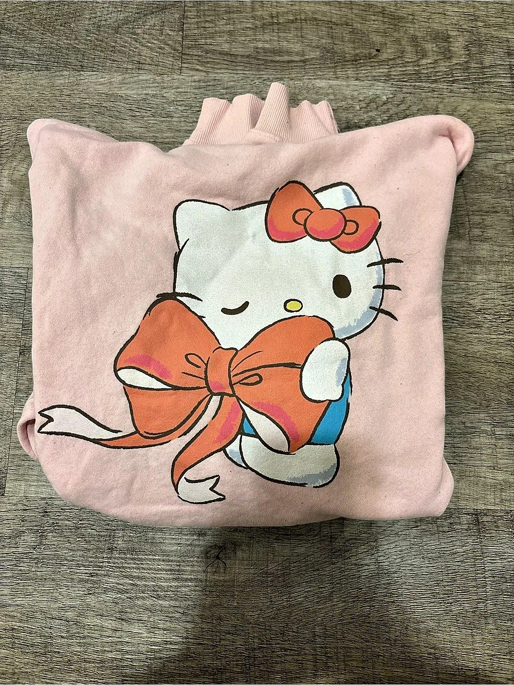 Sanrio Hello Kitty Graphic Sweatshirt in Pink